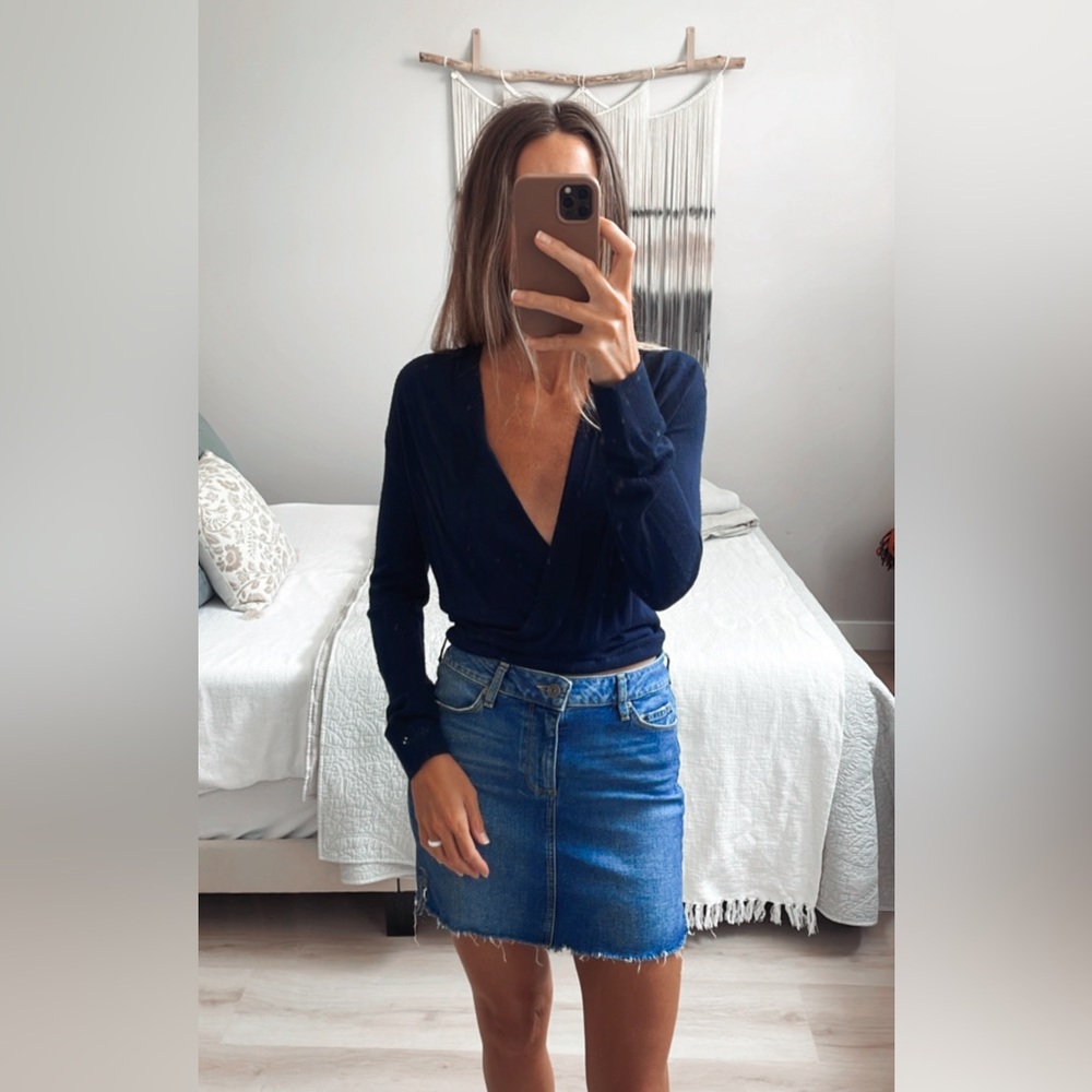 NWT Banana Republic Navy Top